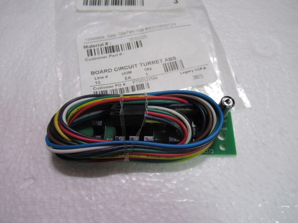 Cornelius 560000373 CIRCUIT BOARD ABS TURRET SENSOR OEM