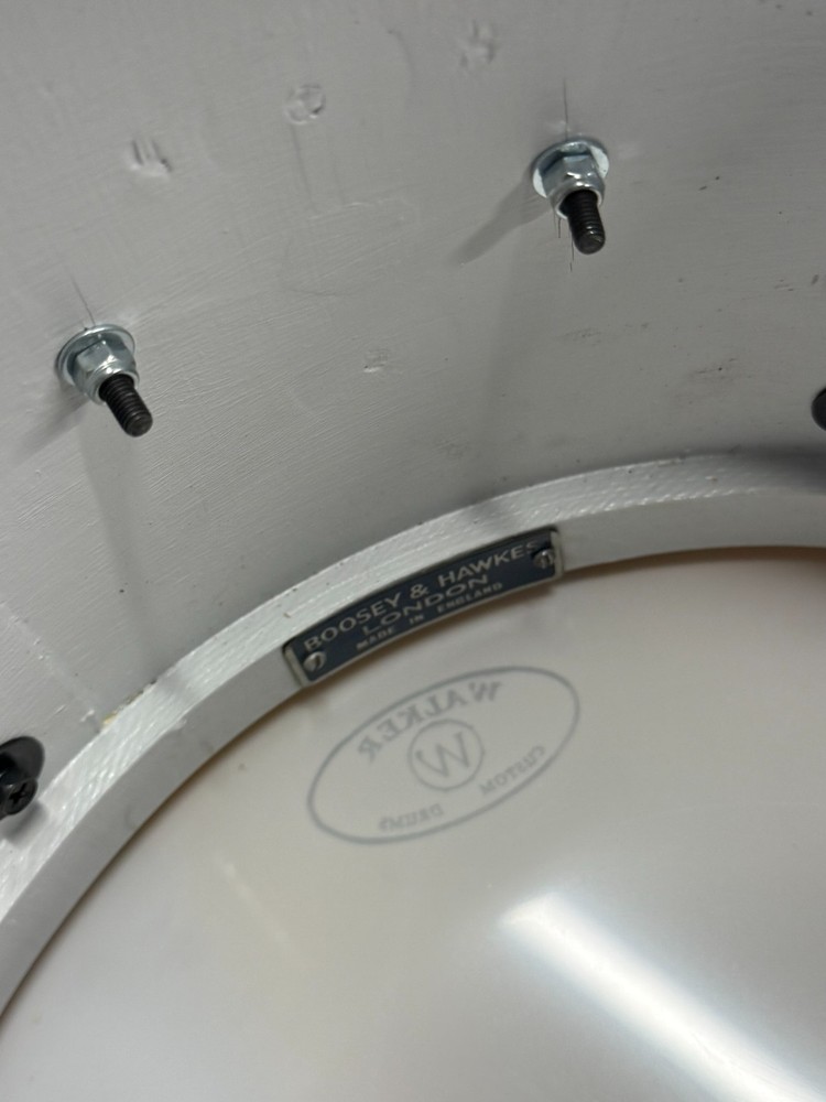 Walker Custom Drums 5pc White Pearl Drum Set 22/14/12/13/14