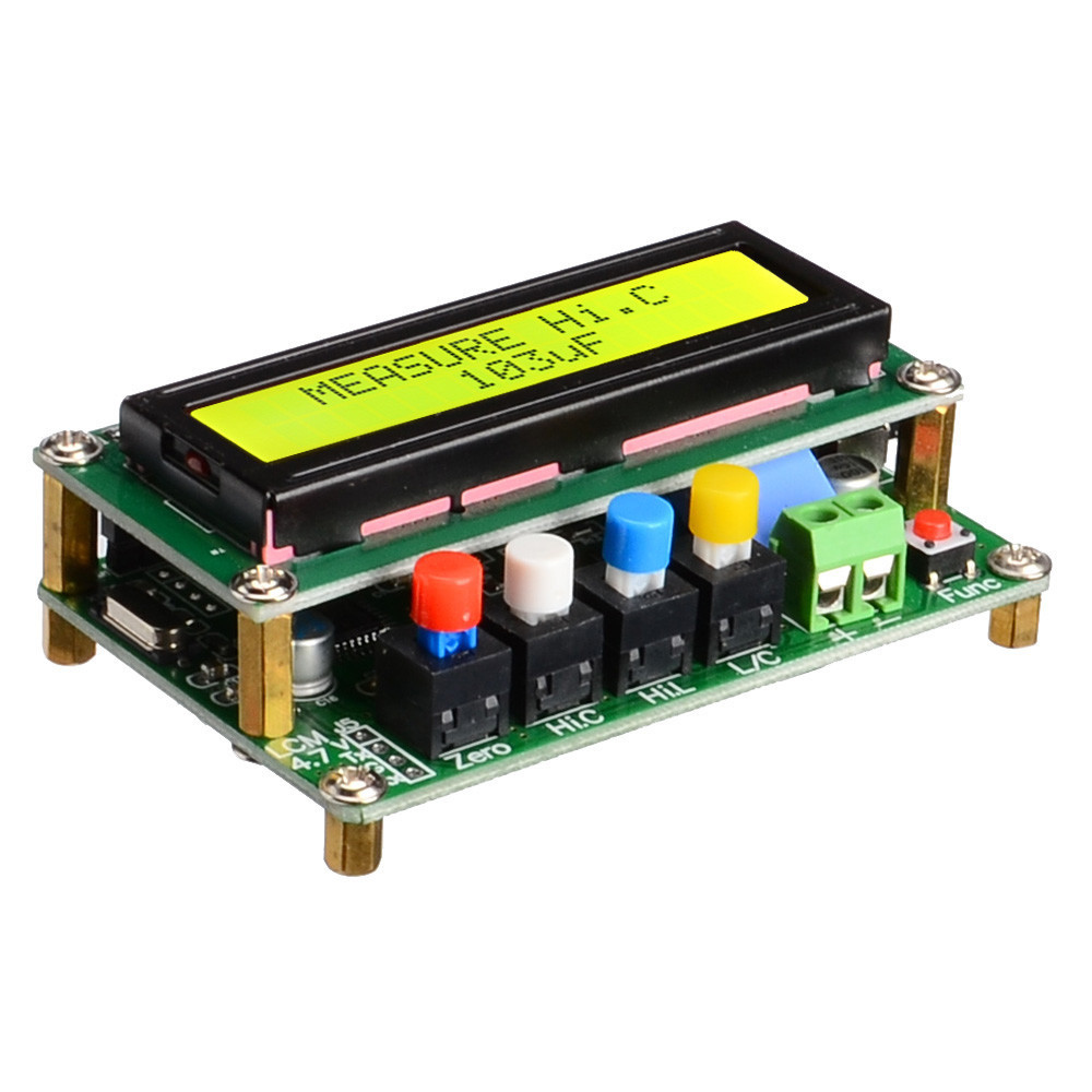 LCD Capacitance Meter Inductance Table Tester LC Meter Frequency Test Clip
