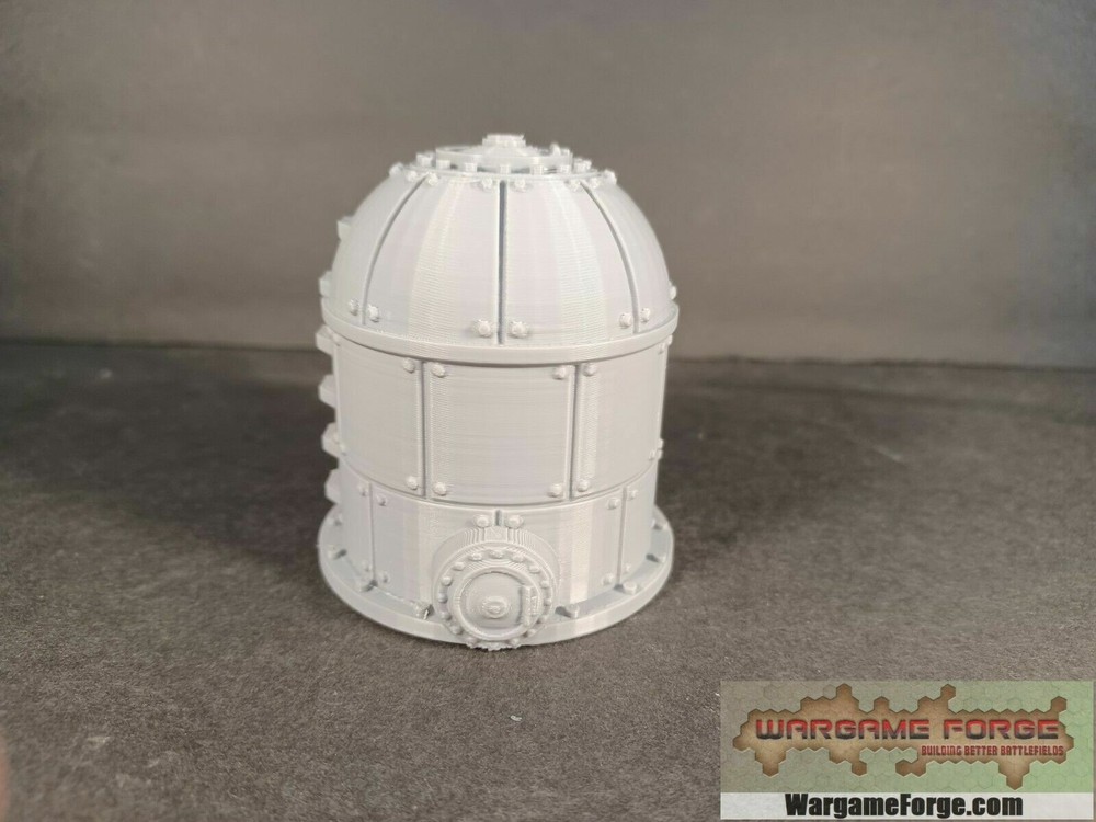 Medium Industrial Storage Tank - Tabletop Wargame Terrain Battletech Warhammer