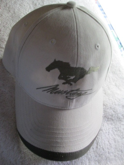 Ford Mustang Hat, Hook And Loop Adjustable, Ford Motor Company, New