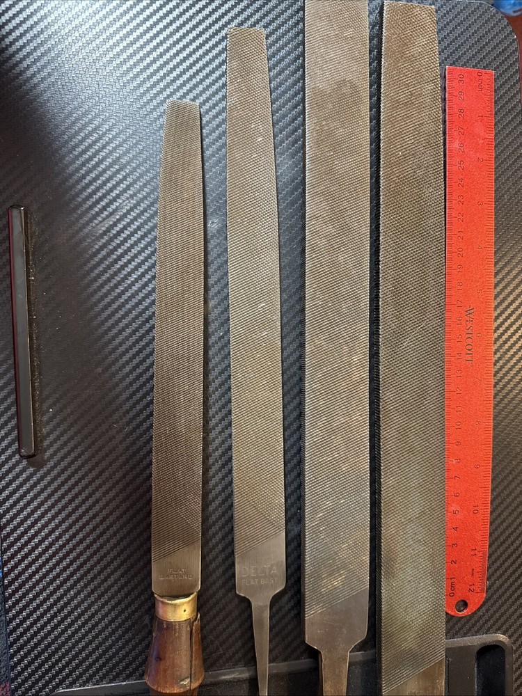 4 Different Vintage Name Brand Double Sided Files