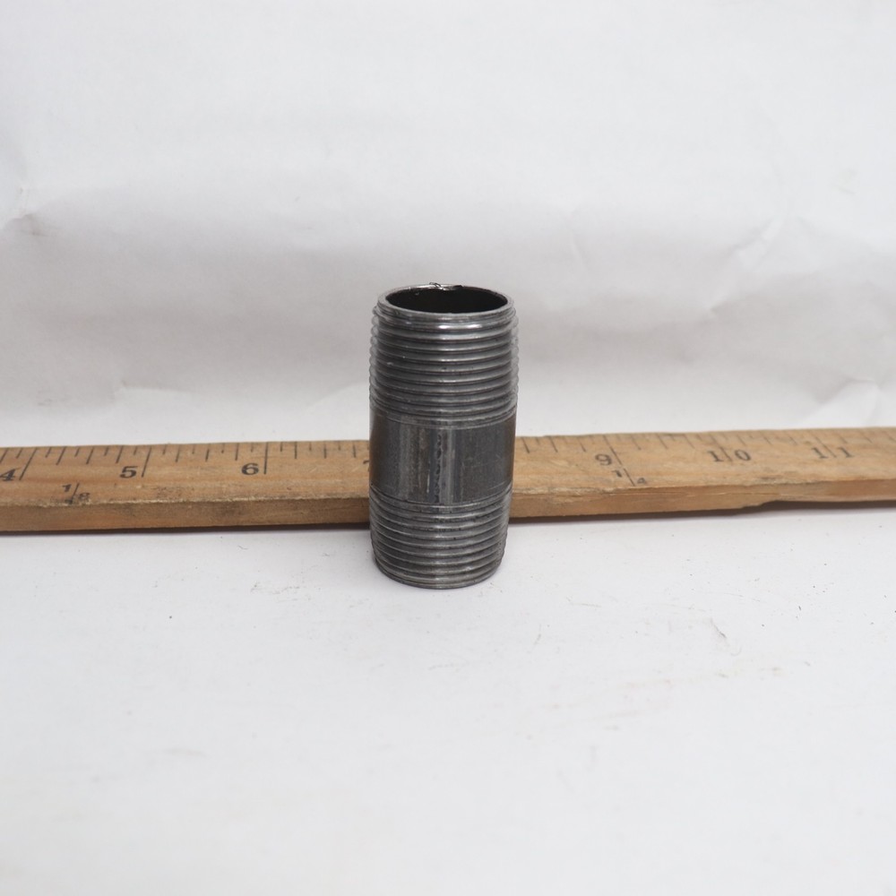Nipple Pipe Fitting Brass 1" x 2"