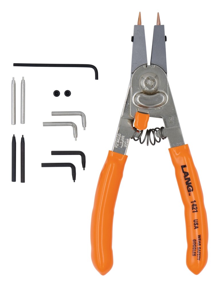 A & E HAND TOOLS - Small Quick Switch Pliers W/Adj Stop & Tip Kit (1421)