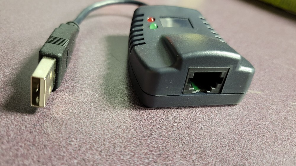 New USB Motion Computing MODEM BLACK w/ Installation CD and Manual