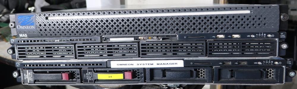 Omneon harmonic system manager, mas1000 unit and more