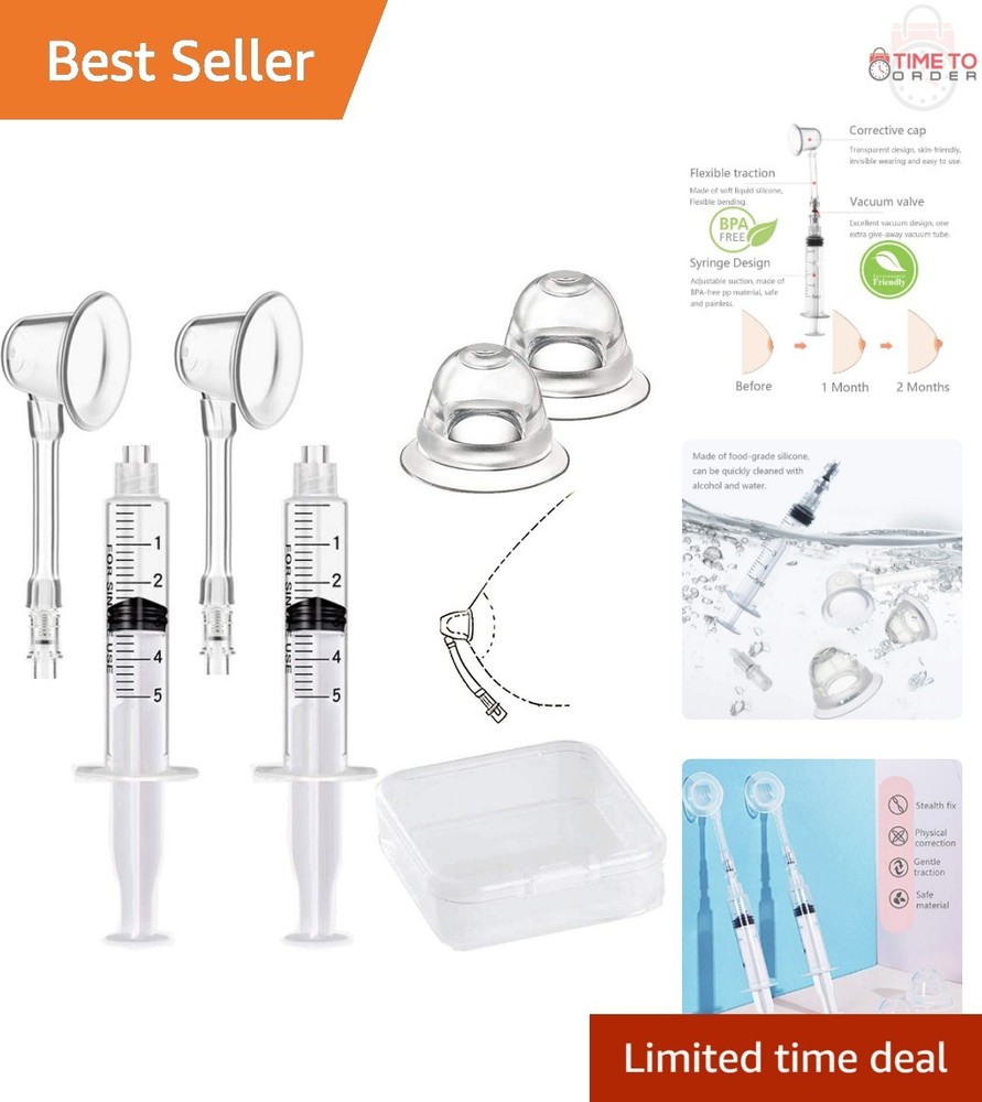 Inverted Nipple Corrector Silicone Puller 8 Pack Women Flat Nipples Suckers