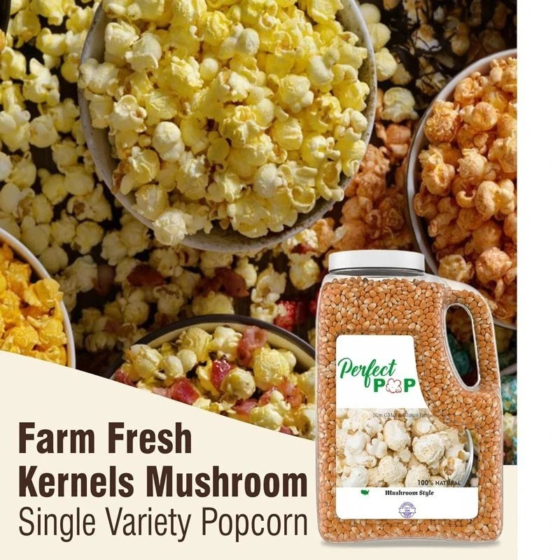 8 lb Extra Large Mushroom Popcorn Kernels