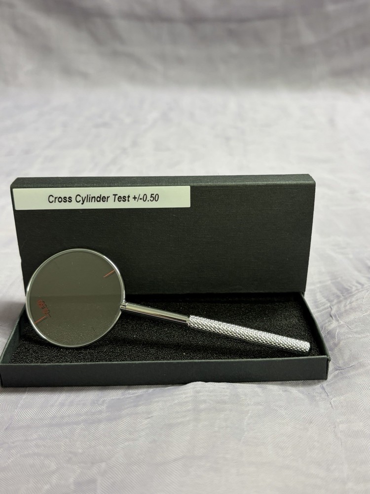 Ophthalmic Cross Test Lens +/-0.50