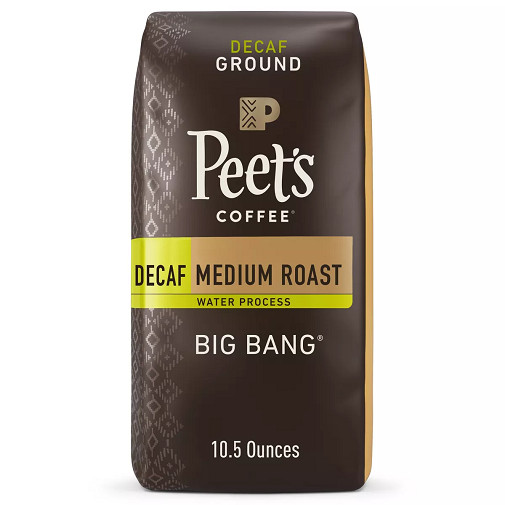 Peet's Big Bang Decaf Medium Roast Ground Coffee