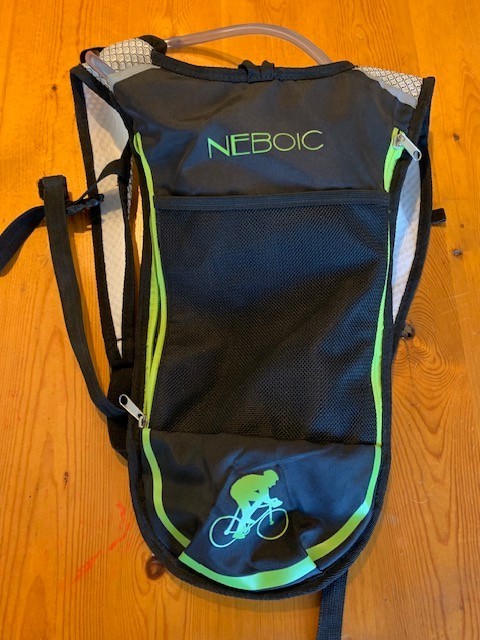 NEBOIC Hydration Backpack Cycling Running Pack with Water Bladder Black