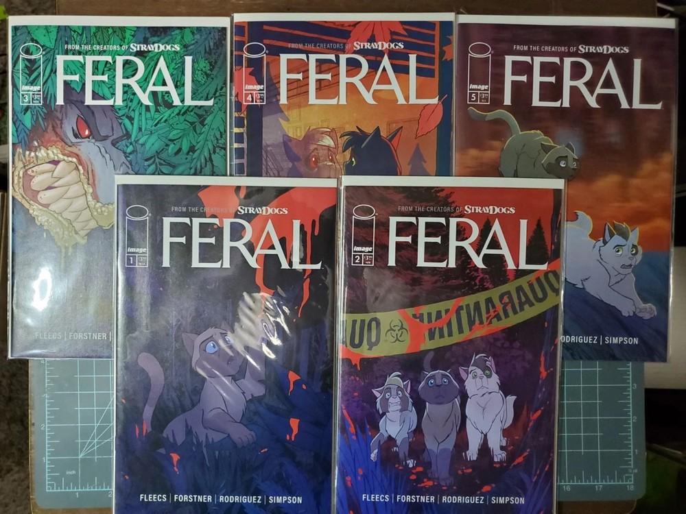 Feral #1-5 Image Comics 2024 Tony Fleecs NM