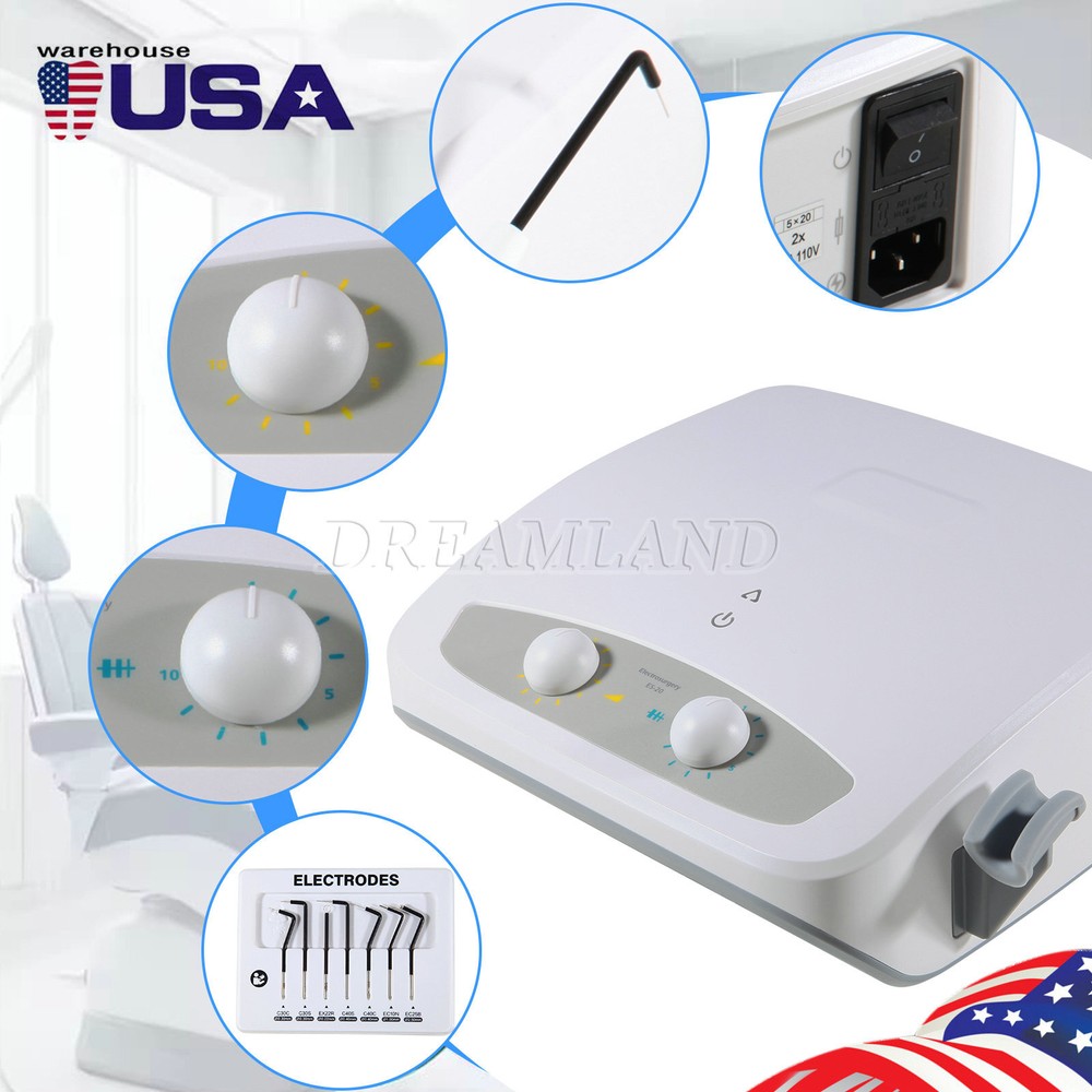 Dental ELECTROSURGERY UNIT 110V WITH 7 ELECTRODES