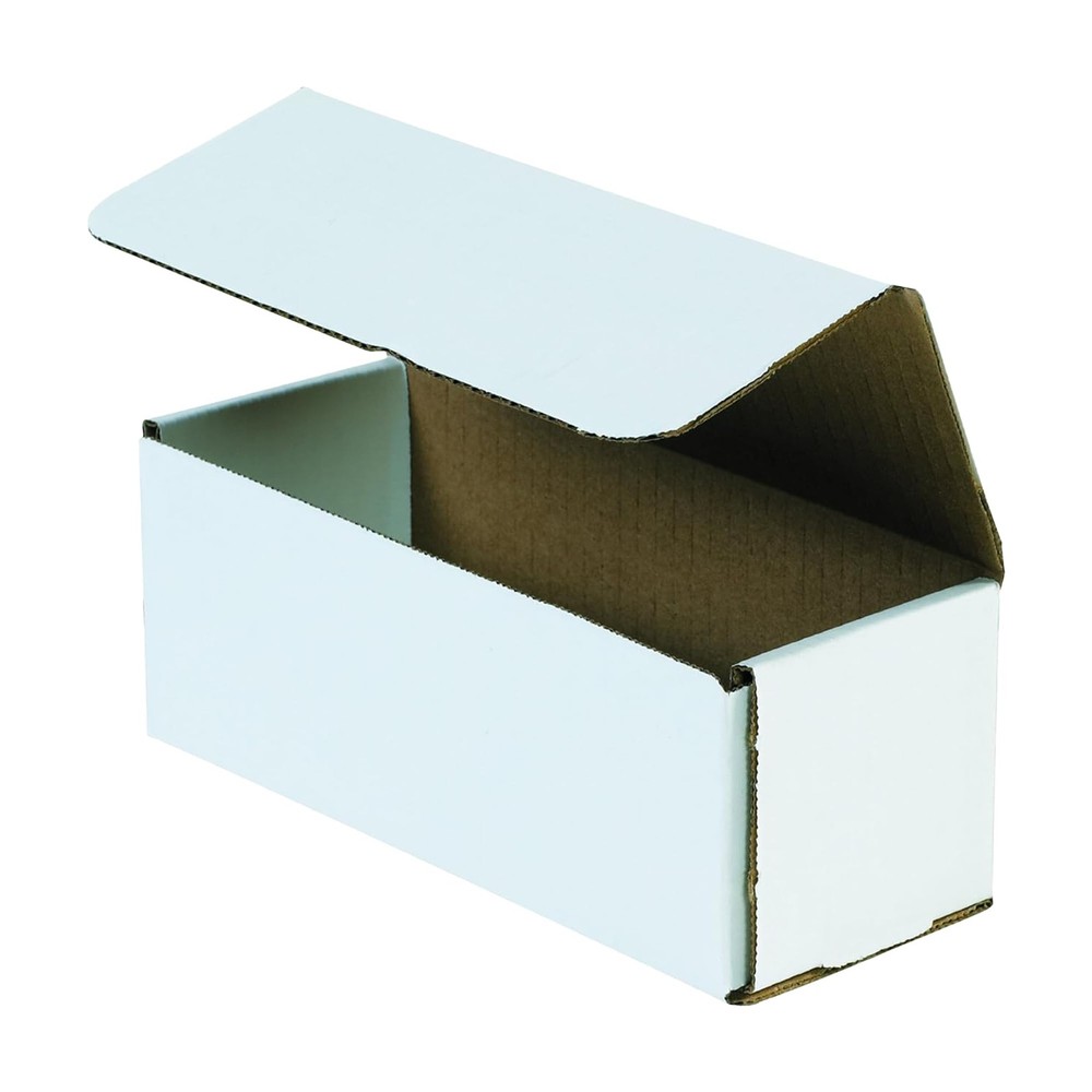 BOX USA Mailer Boxes Small 7"L x 2"W x 2"H 7x2x2" 50-Pack White, White