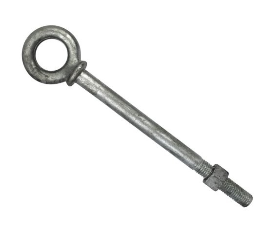 Nut Eye Bolt SP 1/2 x 8 CS HDG w/ Nut (2 Pieces)