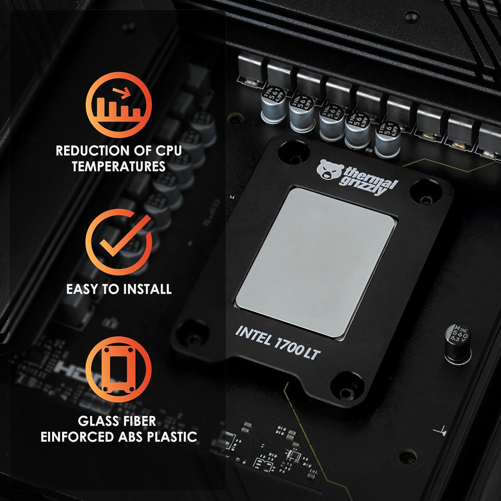 CPU Contact Frame Intel 1700 LT - for Optimized CPU Contact Pressure to Improve