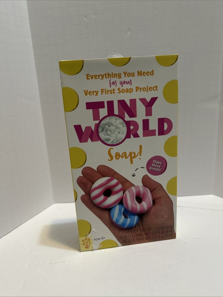 Tiny World “Soap! “For Your First Soap, Making Project By Leeann O’Cain