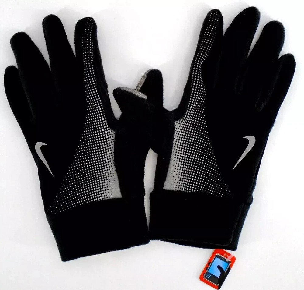 Nike Men's Thermal Tech Run Gloves XL Anthracite/Black/Silver