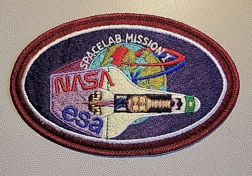 NASA Patch Space Shuttle ESA Spacelab Mission 1