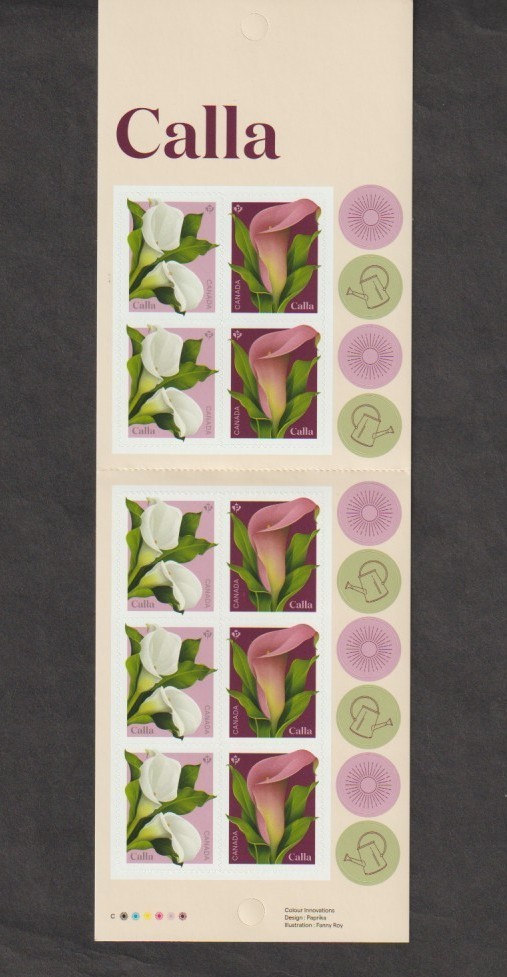 Canada carnet  BK785(3323)  Fleur Calla