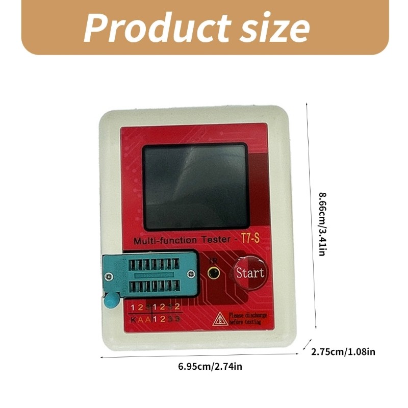 Transistors Tester Digital Display For Diode Triode MOS/NPN Capacitor Resistor