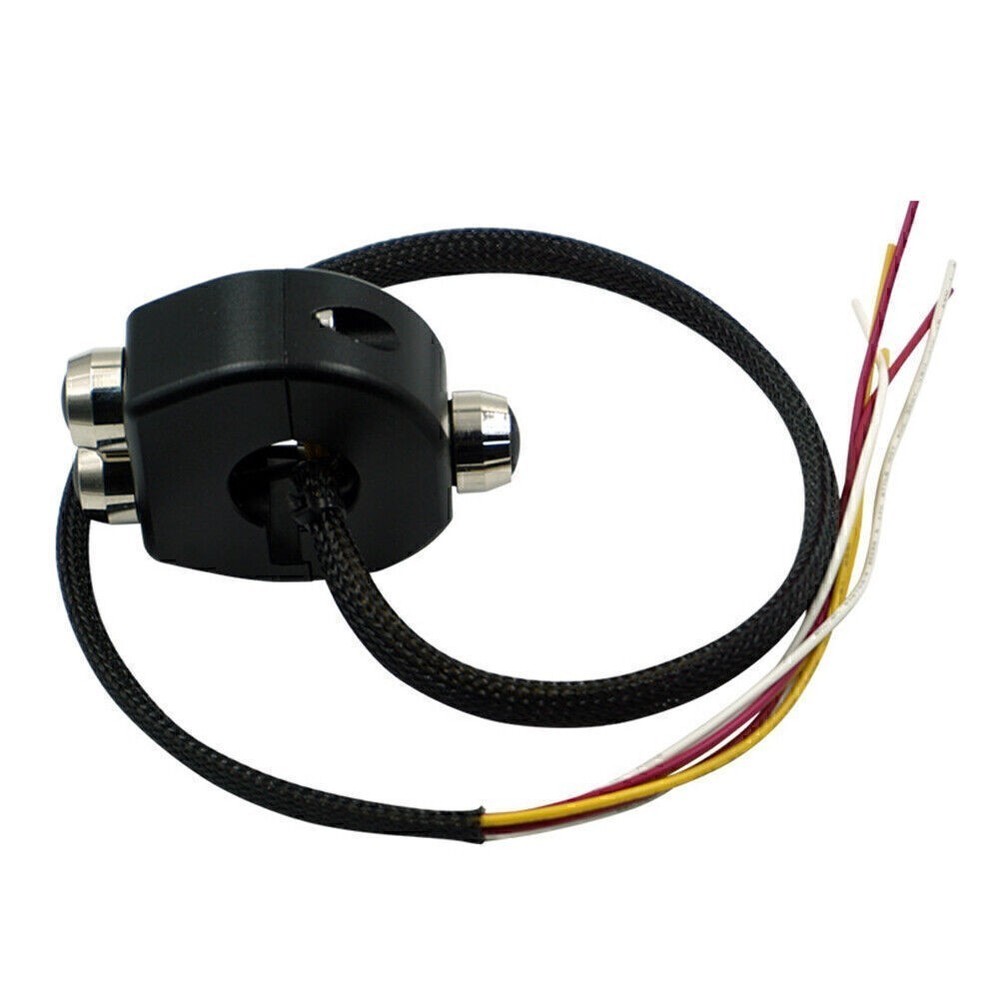 Motorcycle Handlebar Switch Self Latch / Momentary Button For Scooter 7/8" 22MM
