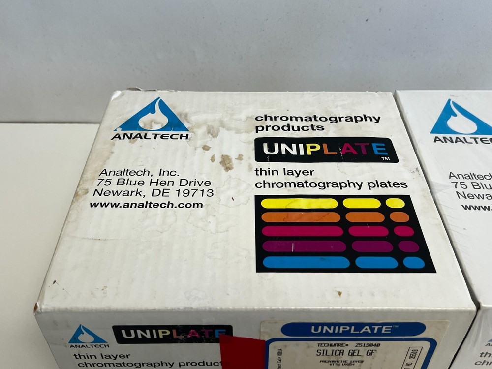 Shelf 21 : 2 BoxesAnaltech Uniplate UV254 (02014) - 1 Opened / 1 Sealed