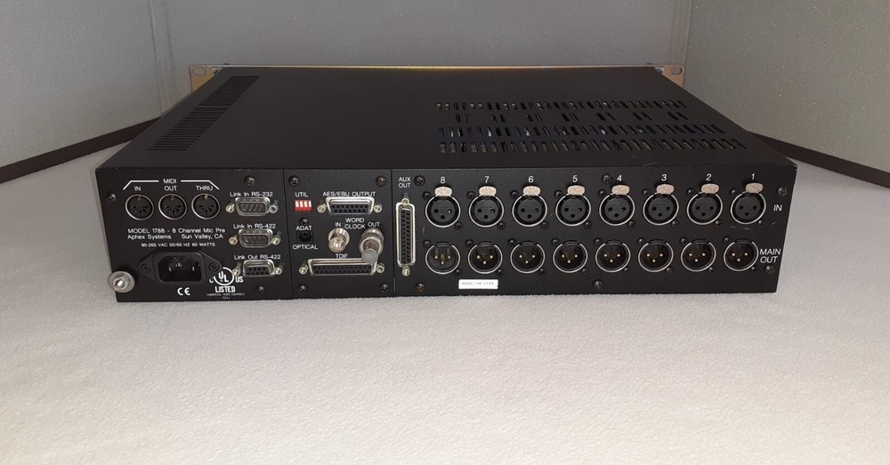 Aphex Model 1788 8-Channel Remote Controlled Microphone Preamplifier
