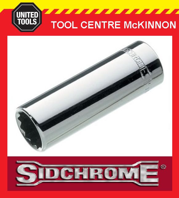 SIDCHROME SCMT14260 1/2” DRIVE 12pt 15mm TORQUEPLUS DEEP SOCKET