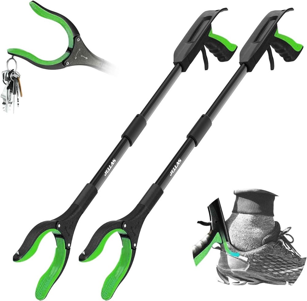 2-Pack 32" Grabber Reacher Tool with Magnetic Tip