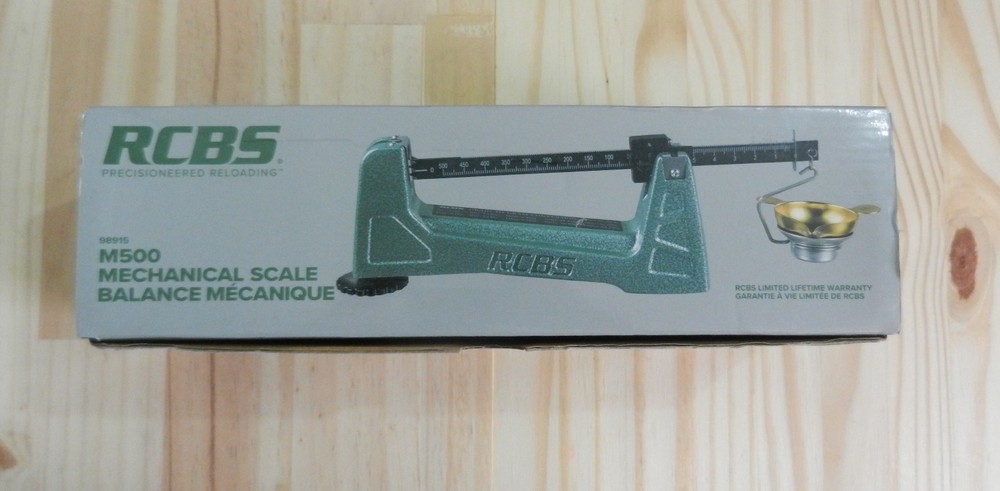RCBS Reloading; M500 Mechanical Scale; Multi-Caliber, 505 Grain Capacity; 98915