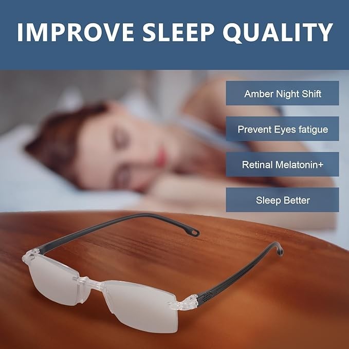 Smart Auto Focus Reading Glasses 2 Pack Color Changing Anti Blue Light NEW