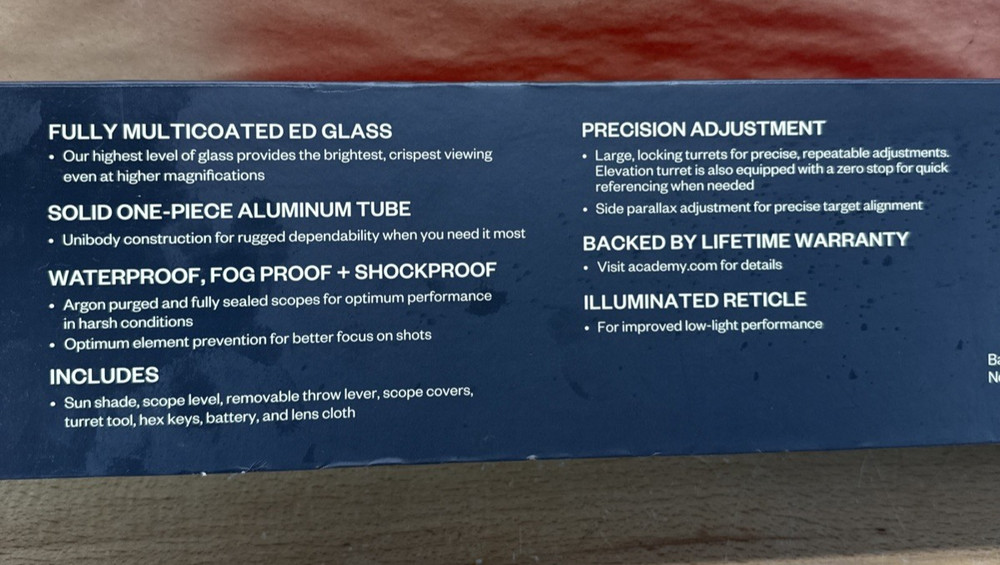 Redfield Reveal 5-25x56 First Focal Plane Scope **Please read description**