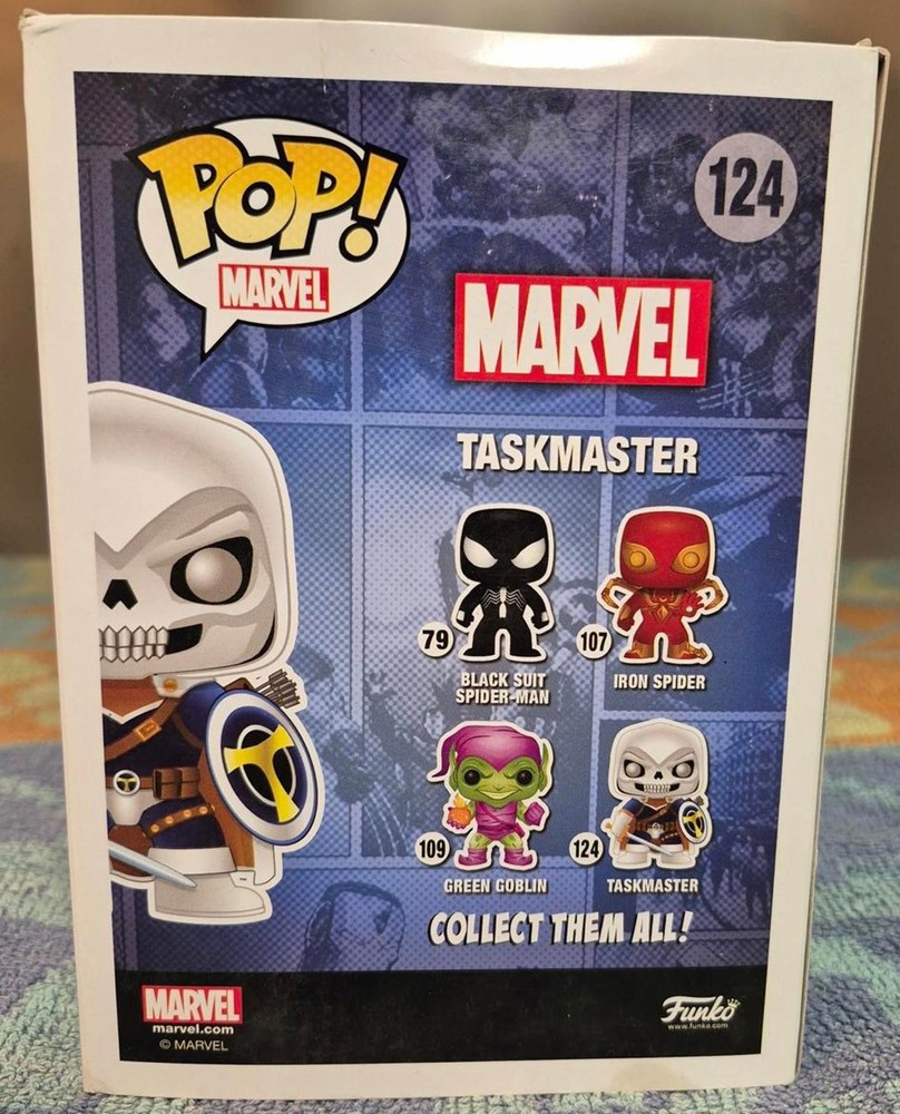 Funko Pop! Marvel Taskmaster Vinyl Bobble-Head #124 Walgreens Exclusive