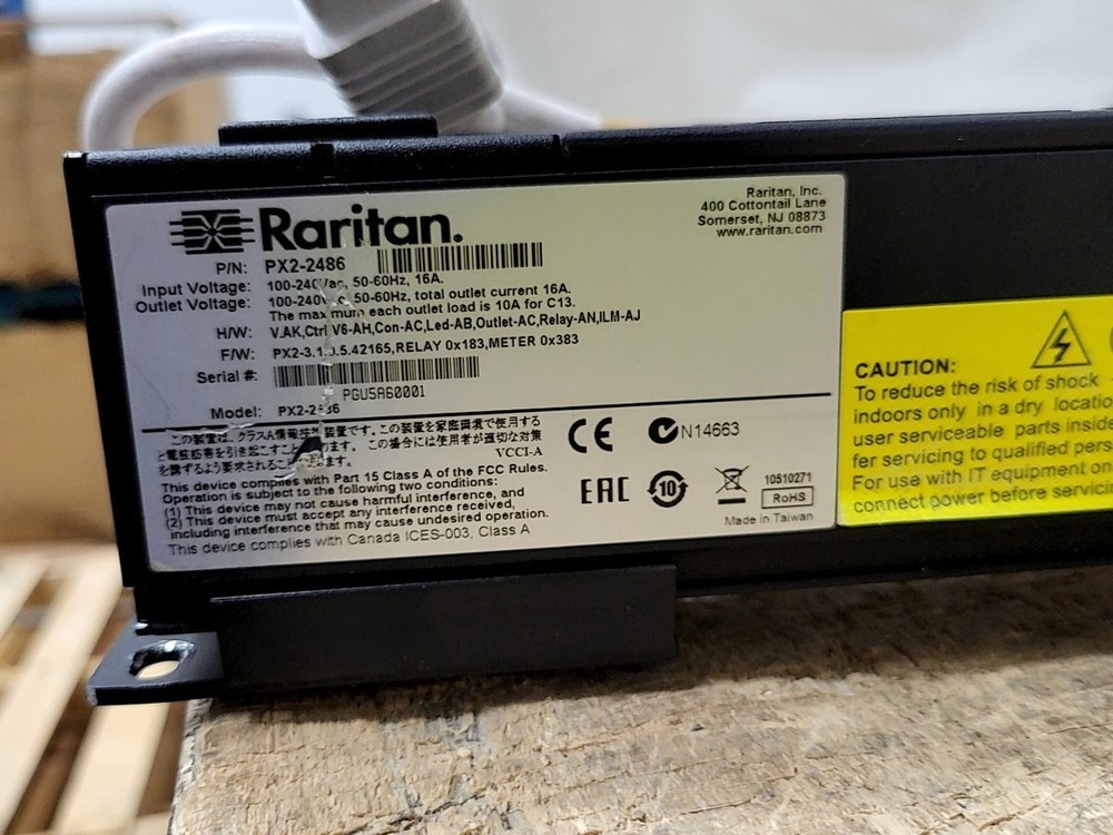RARITAN PX2-2486 Rack Power Distribution Unit