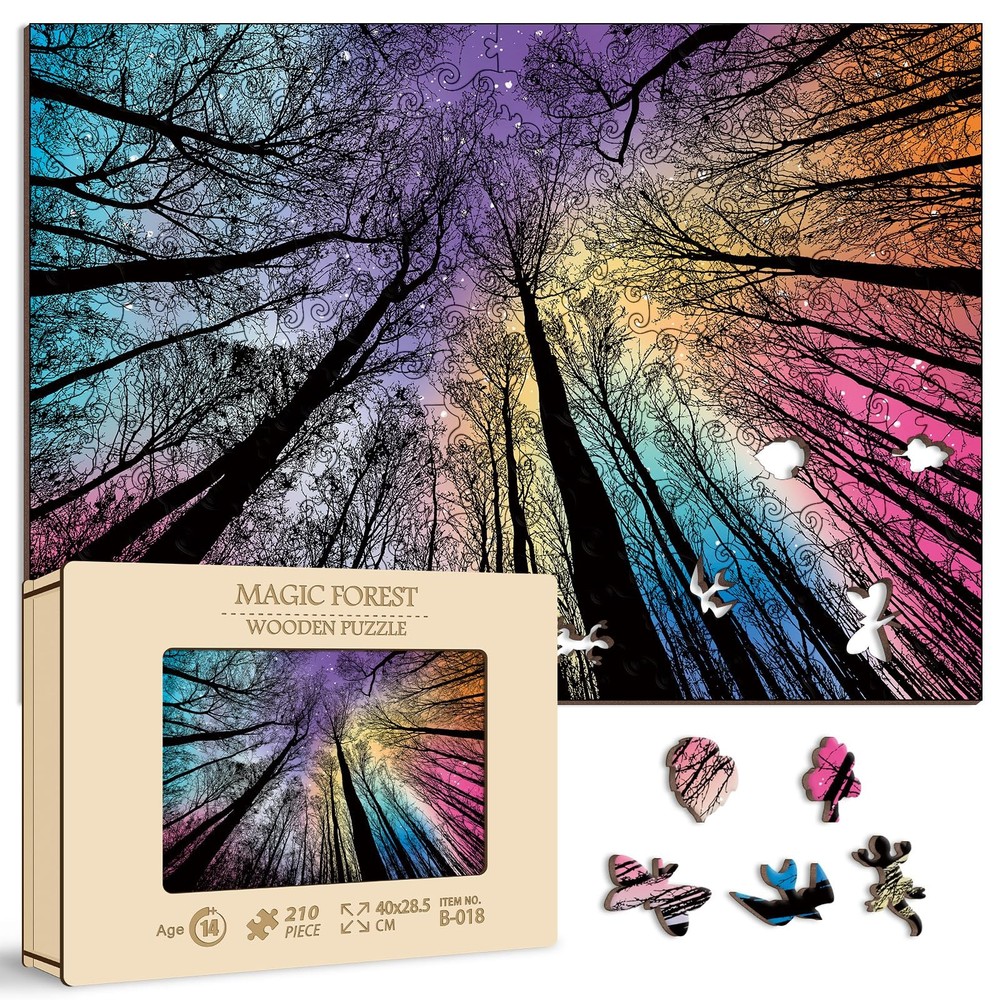 Hard Impossible Wooden Puzzles for Adults 210 Piece, Challenging Difficult Wo...