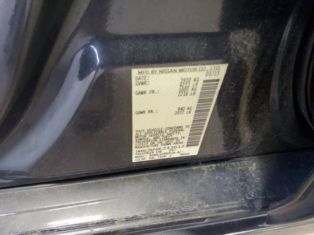 ALTIMA 2013 Battery Tray 485077