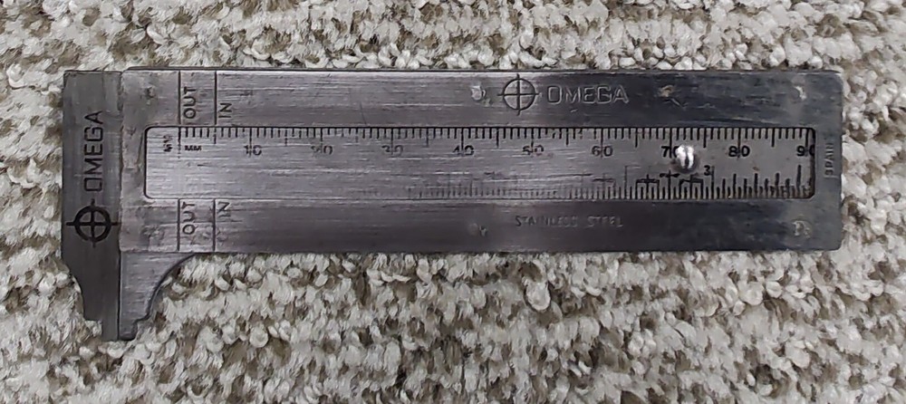 🗽VINTAGE OMEGA SLIDE CALIPER