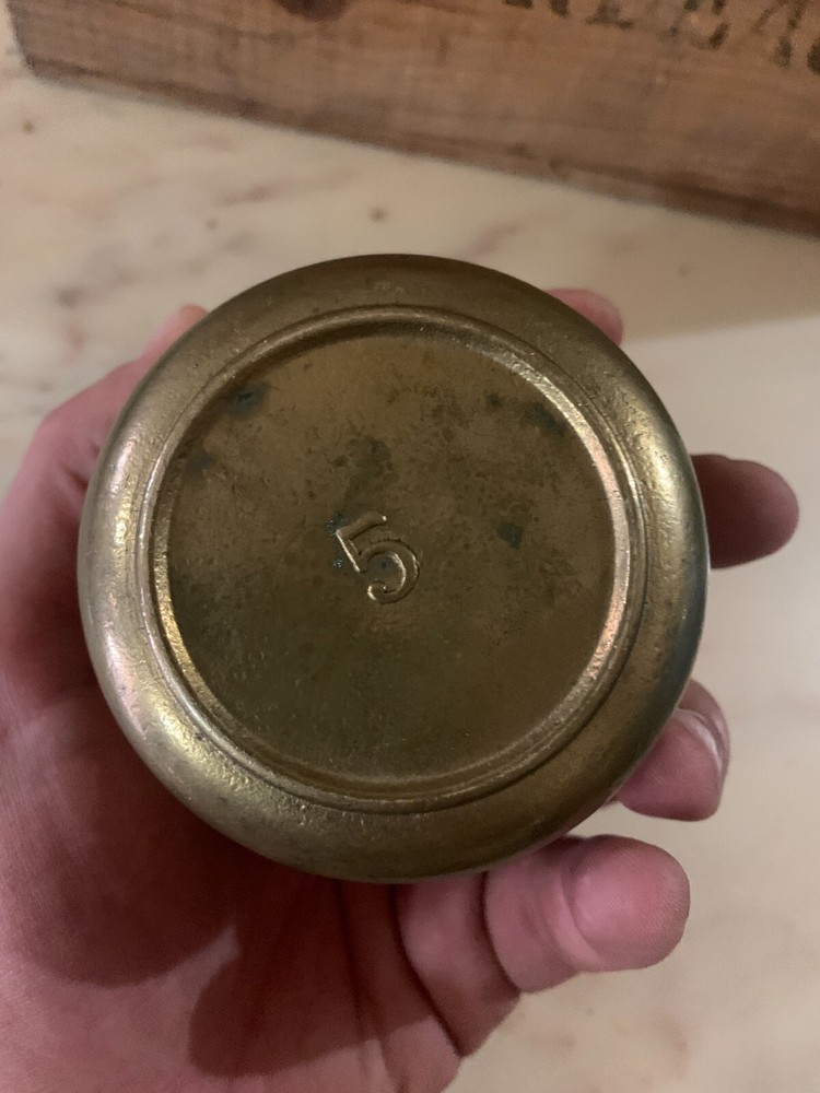 vintage BRASS ASHTRAY
