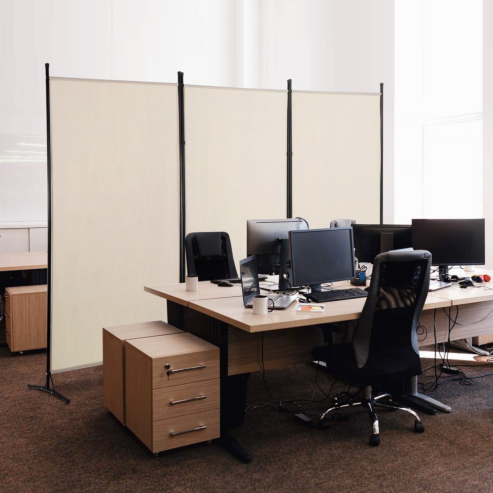 PayLessHere 3 Panel Room Divider Folding Privacy Screen 5.9FT Partition Room