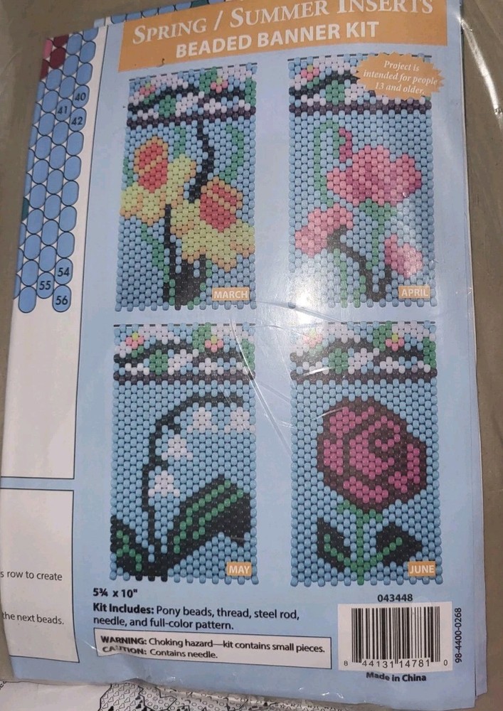 Herrschners Spring/Summer Beaded Banner Kit