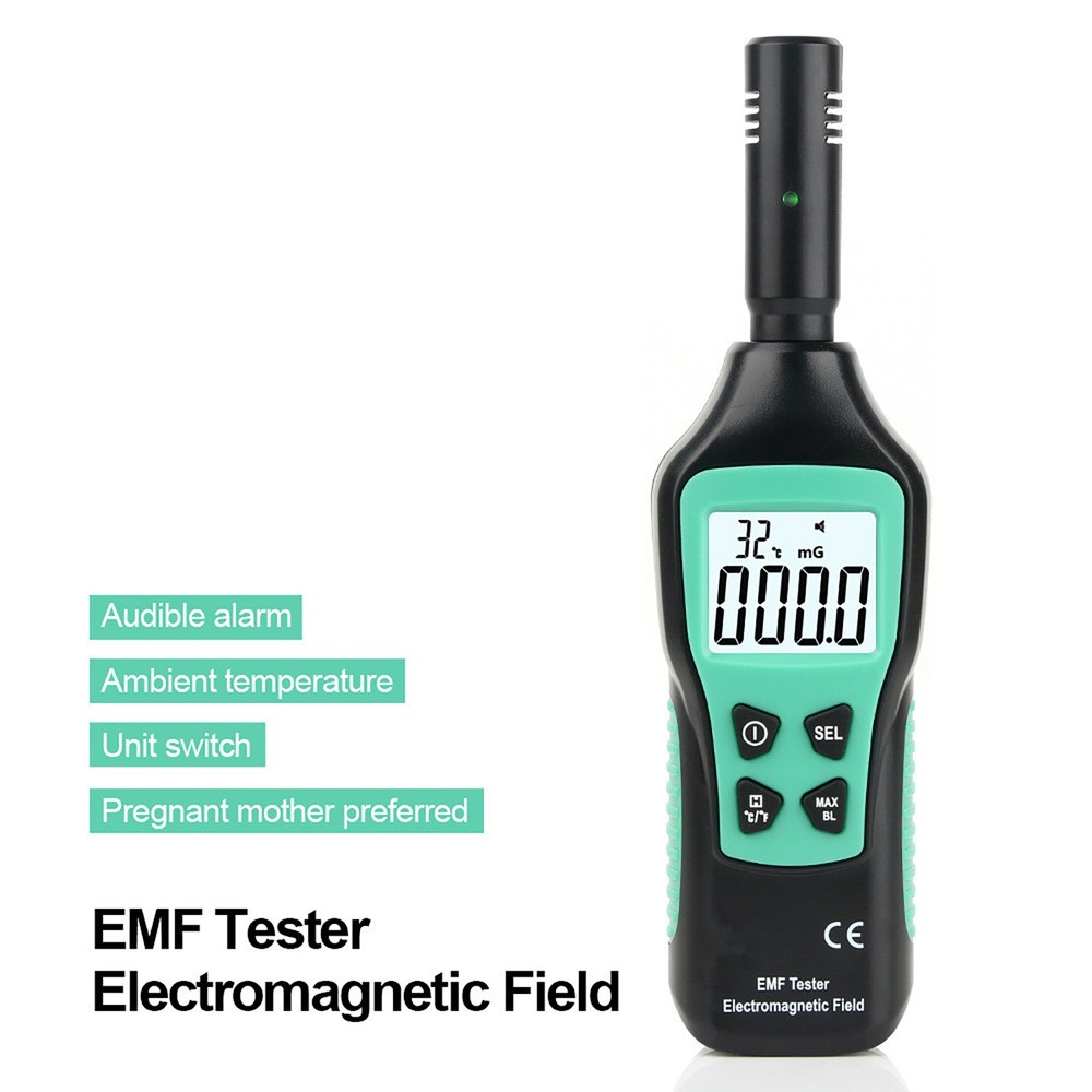 LCD Radiation Dosimeter EMF Meter Electromagnetic Field Detector Geiger Counter