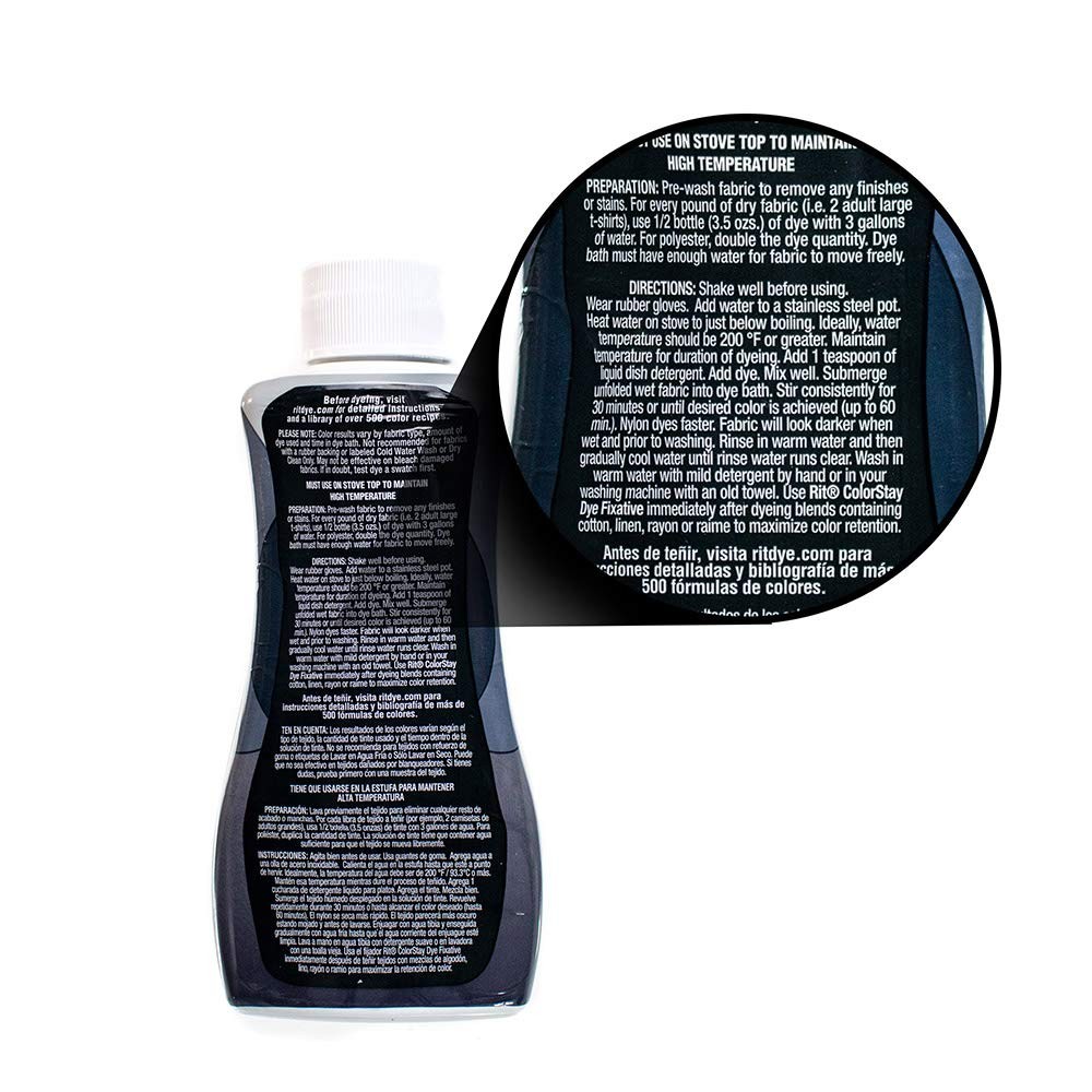 Midnight Navy Dye 7oz Value Pack for Tie Dye and Crafting Projects