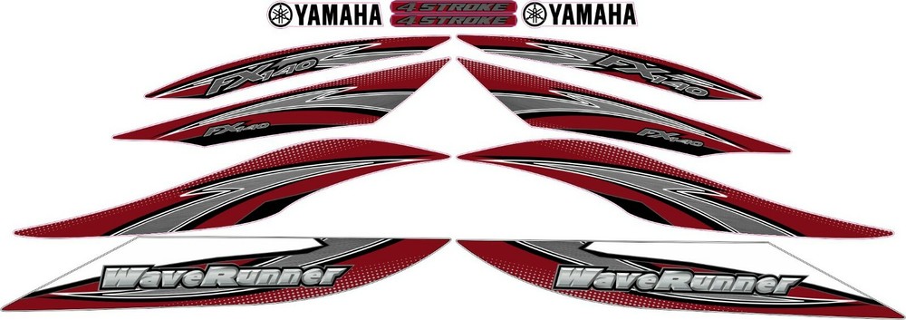 YAMAHA WAVERUNNER FX 140 2003 - 2004 Graphics / Decal / Sticker Kit