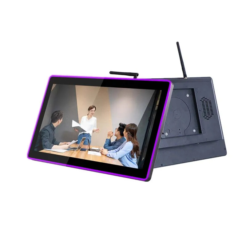 POS Terminal Interactive Touch Screen Android 11 Tablet with LED Light and POE