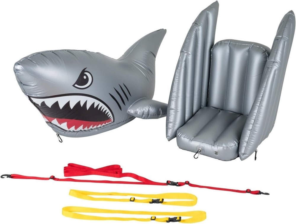 Stand Up Float Inflatables to Transform Your SUP Shark Plastic Paddle Board Gray
