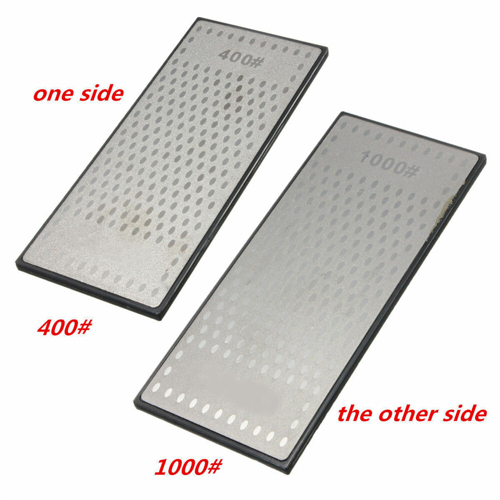 400#/1000# Double Sided Diamond Whetstone Sharp Sharpening Stone Knife Sharpener
