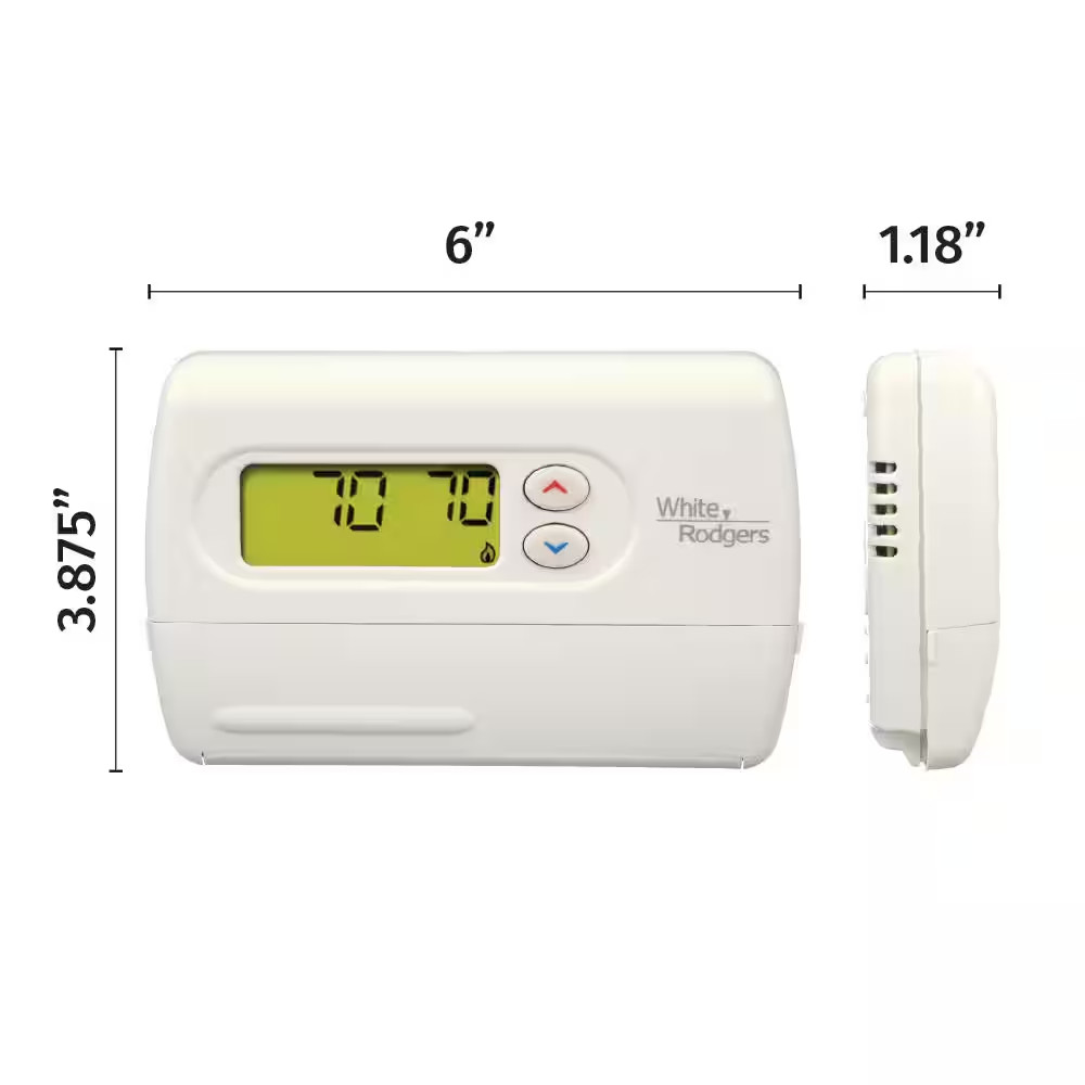 80 Series Classic, Non-Programmable, Single Stage (1H/1C) Thermostat