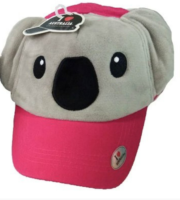 Kids Koala Cap - Pink