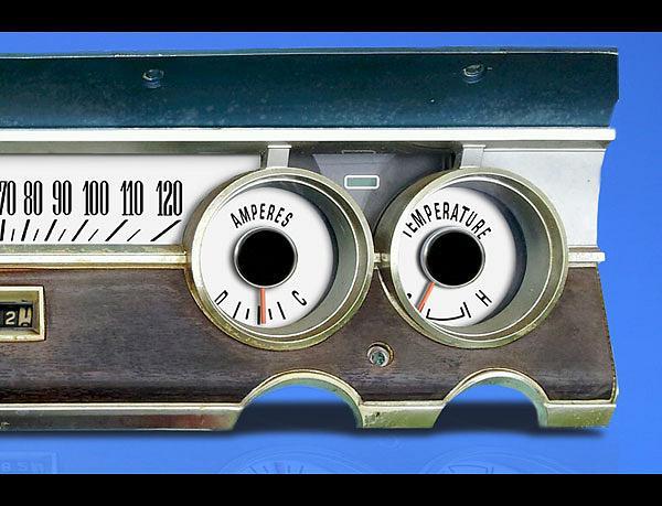 White Face Gauges for 1964-1966 Mercury Comet